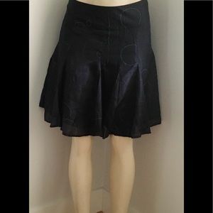 DKNY silk circle print skirt, size 4